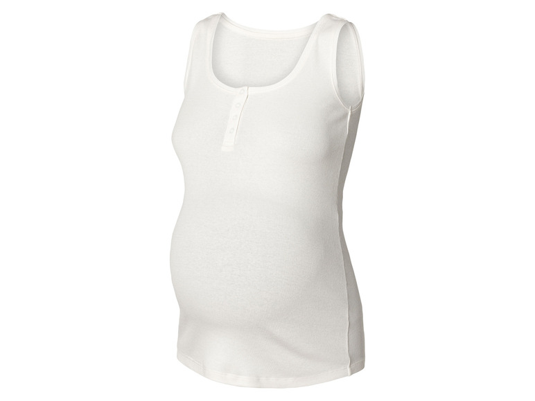 esmara® Damen Umstands-Ripptops, 2 Stück, mit Baumwolle Zeitbegrenzte Promotion