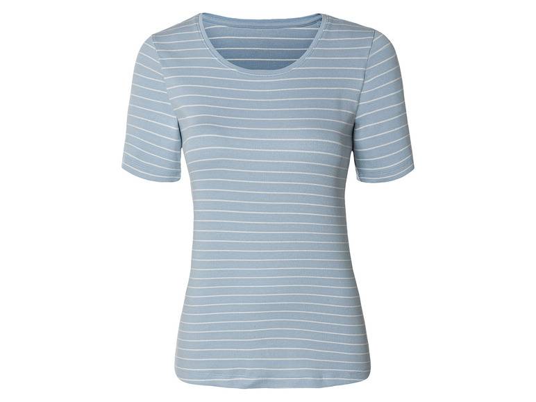 esmara® Damen Umstands-T-Shirts, 2 Stück, in modischer Ripp-Qualität Bis zu 50% Rabatt