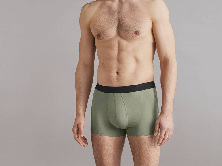 LIVERGY® Herren Boxer, 3 Stück, mit hohem Baumwollanteil Sonderangebot der Fabrik