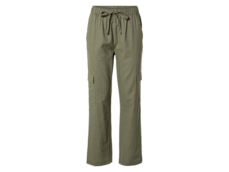esmara® Damen Leinenhose, hohe Leibhöhe Discount Store für neue Produkte