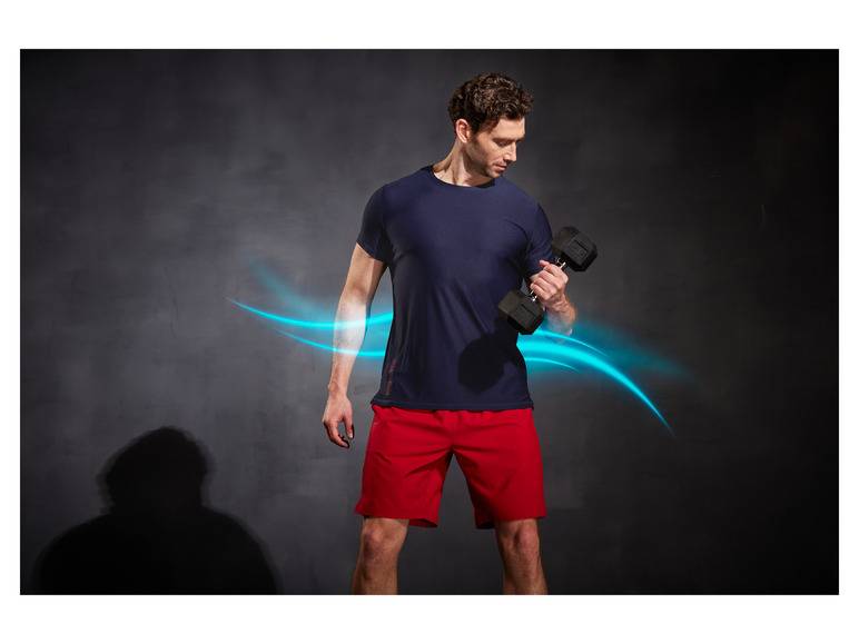 CRIVIT Herren Funktionshirt mit dynamischer Kühltechnologie Speichern exportieren