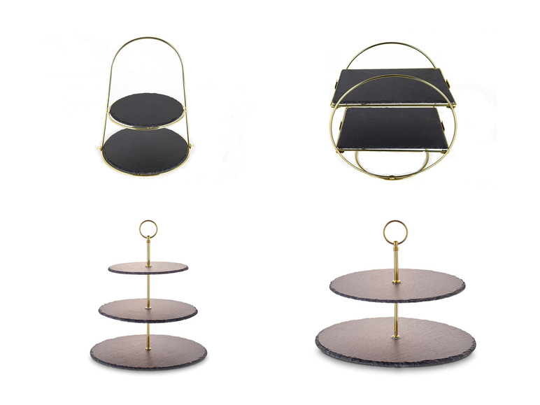 ECHTWERK Schiefer Etagere, ideal zum Servieren