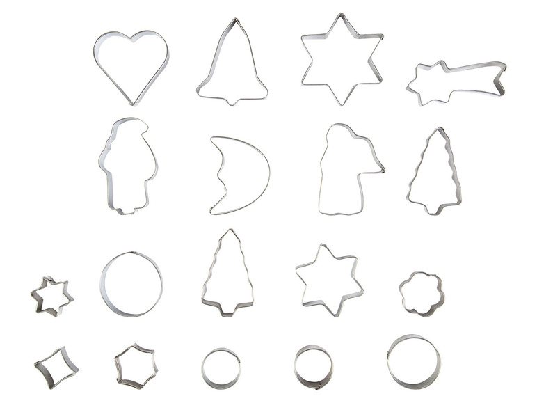 zenker Weihnachtsbäckerei Ausstecherbox, 19-teilig Exklusivangebot
