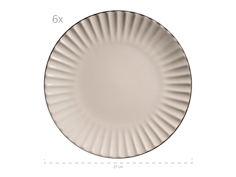 MÄSER Geschirr-Set »Osita«, 18-teilig, beige Lagerräumung