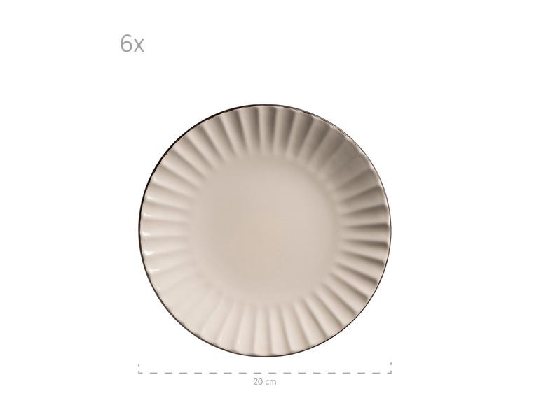 MÄSER Geschirr-Set »Osita«, 18-teilig, beige Lagerräumung