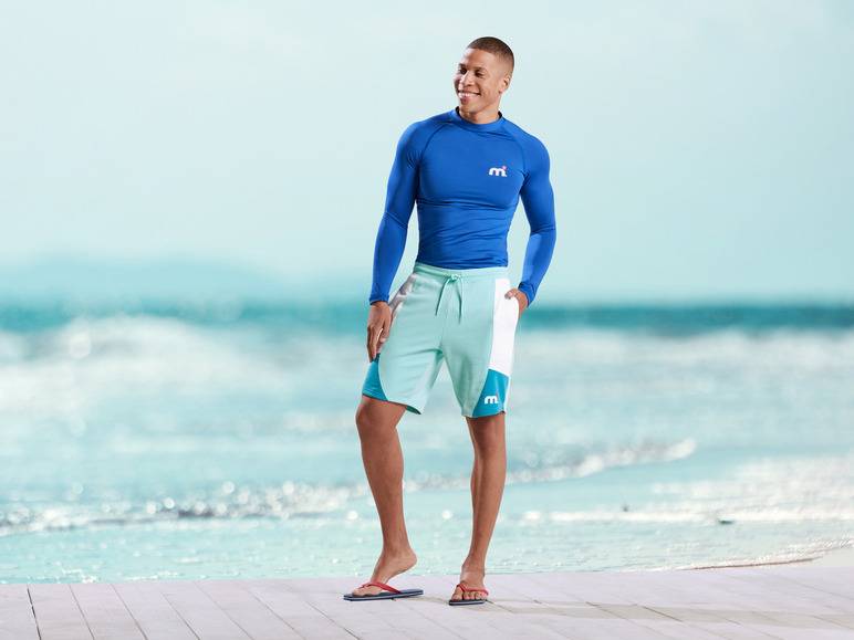 Mistral Herren Sweatshorts mit HeiQ Technologie Mint JETZT KAUFEN