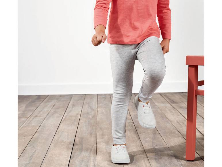lupilu® Kleinkinder Leggings, 3 Stück, mit Baumwolle Letzter Tag