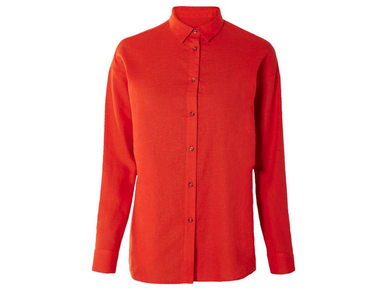esmara® Damen Leinenbluse, leger geschnitten Bis zu 55% Rabatt