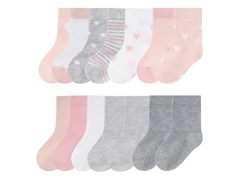 lupilu® Kleinkinder Socken, 7 Paar, mit Bio-Baumwolle