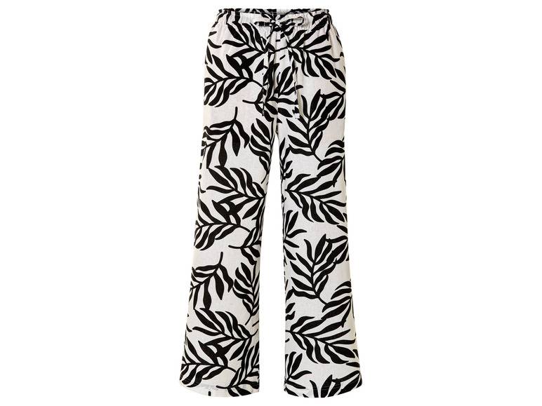 esmara® Damen Leinenhose mit normaler Leibhöhe Hotsell