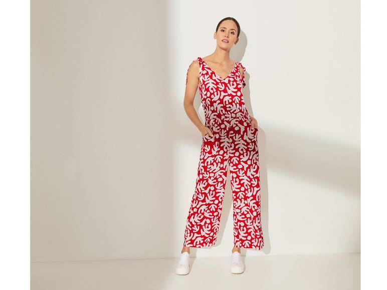 esmara® Damen Jumpsuit mit V-Ausschnitt Fabrikverkauf