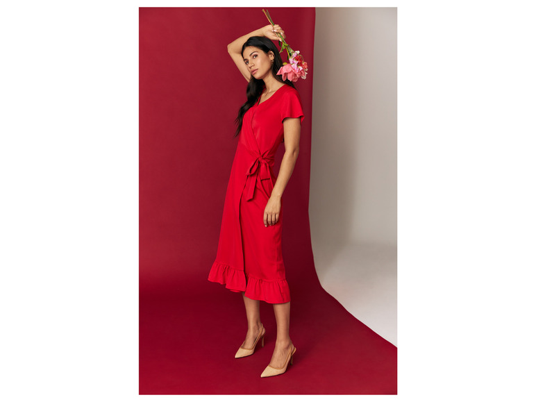 esmara® Damen Wickelkleid mit verspielten Volants Meist gekauft