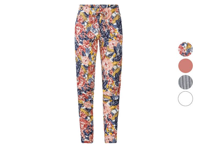 esmara® Damen Leinenhose mit Gummizugbund und Bindeband