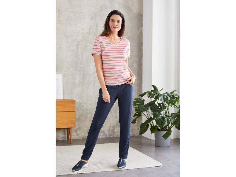 esmara® Damen T-Shirt, 2 Stück, mit hohem Baumwollanteil Online Shopping