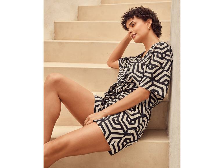 esmara® Damen Leinenbluse, leger geschnitten Saisonschlussverkauf