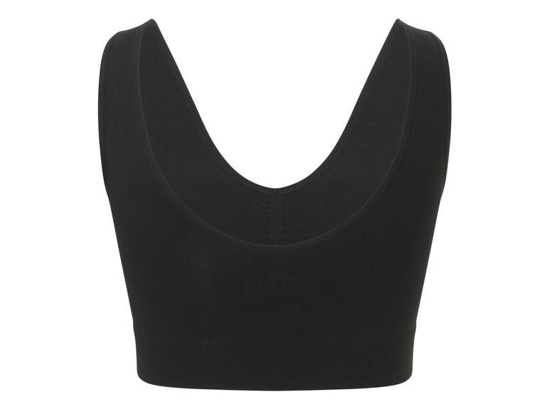 CRIVIT Damen Seamless-Sportbustier, Medium-Level, mit dynamischer Kühltechnologie Black Friday