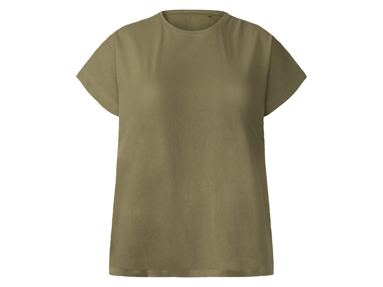 esmara® Damen T-Shirt aus reiner Baumwolle