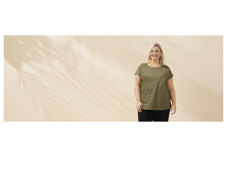 esmara® Damen T-Shirt aus reiner Baumwolle Jubiläumsangebot