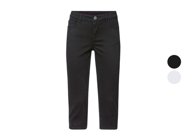 esmara® Damen Caprihose, extra schmal geschnitten, mit normaler Leibhöhe
