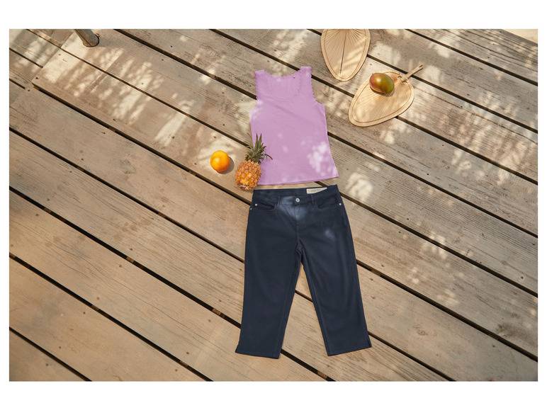 esmara® Damen Caprihose, extra schmal geschnitten, mit normaler Leibhöhe Lagerräumung
