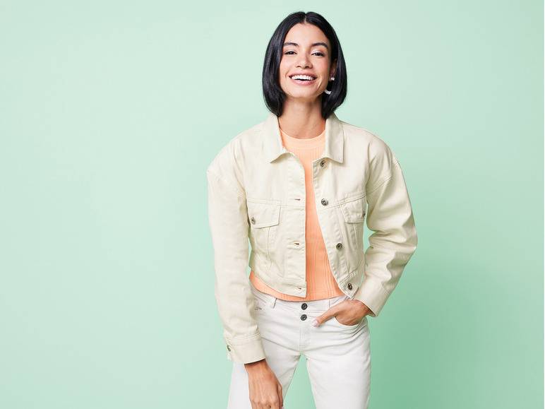 esmara® Damen Jeansjacke in Cropped-Länge Neuheiten