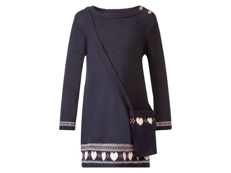 lupilu® Kleinkinder Strickkleid, mit Umhängetäschchen Saisonale Angebote