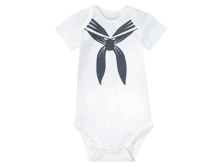 lupilu® Baby Bodies, 5 Stück, kurzarm, aus reiner Bio-Baumwolle Kauf eins, bekomm eins gratis