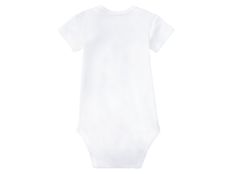 lupilu® Baby Bodies, 5 Stück, kurzarm, aus reiner Bio-Baumwolle Kauf eins, bekomm eins gratis