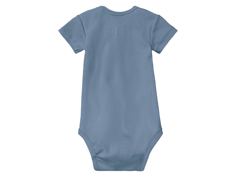 lupilu® Baby Bodies, 5 Stück, kurzarm, aus reiner Bio-Baumwolle Kauf eins, bekomm eins gratis