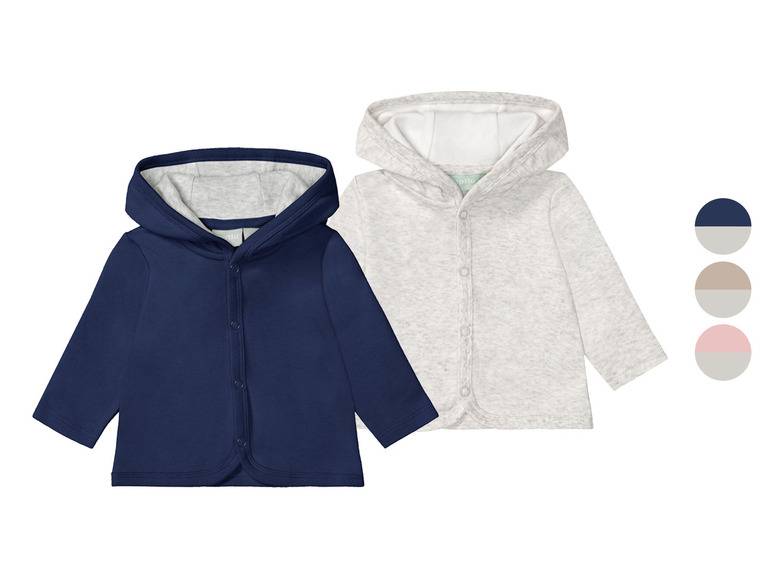 lupilu® Baby Sweatjacke, 2 Stück, aus reiner Bio-Baumwolle Sonderangebote