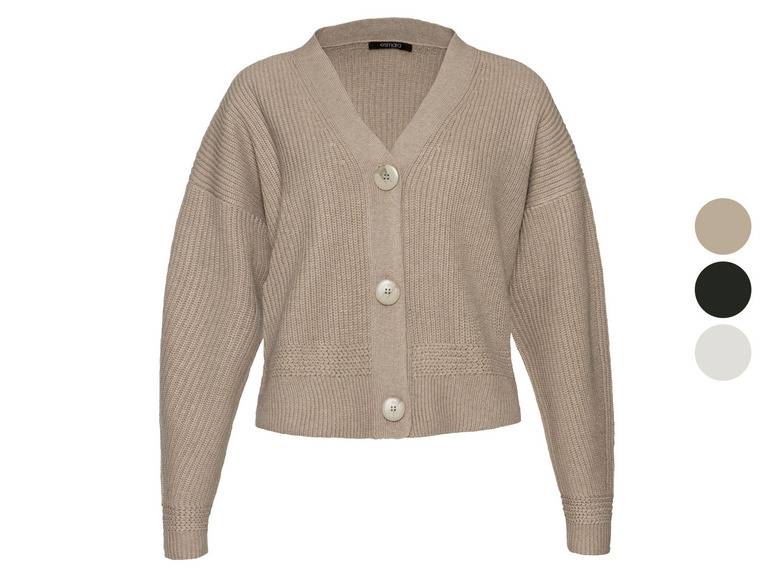 esmara® Damen Cardigan, mit klassischem Patentmuster VIP-Rabatte