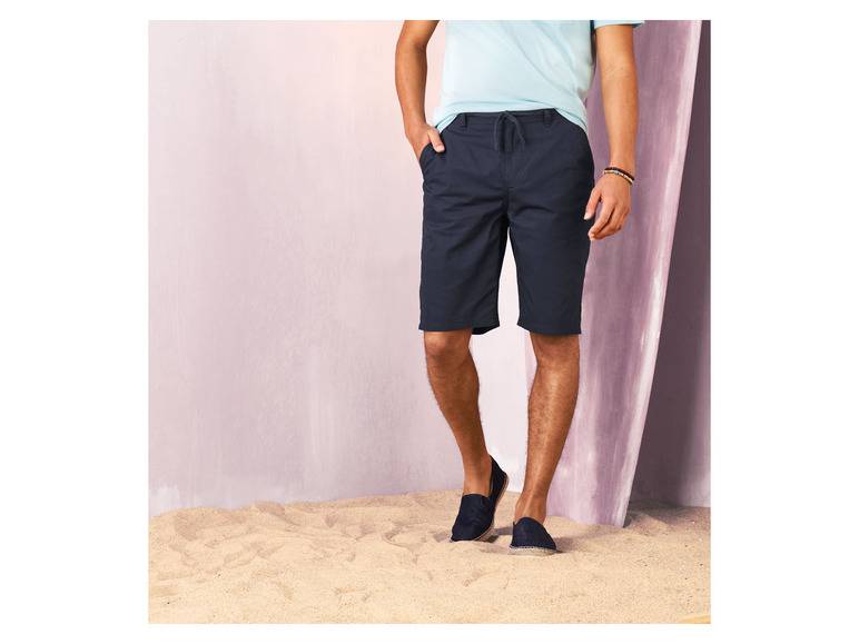 LIVERGY® Herren Shorts, mit teilelastischem Gummizugbund Tiefpreis