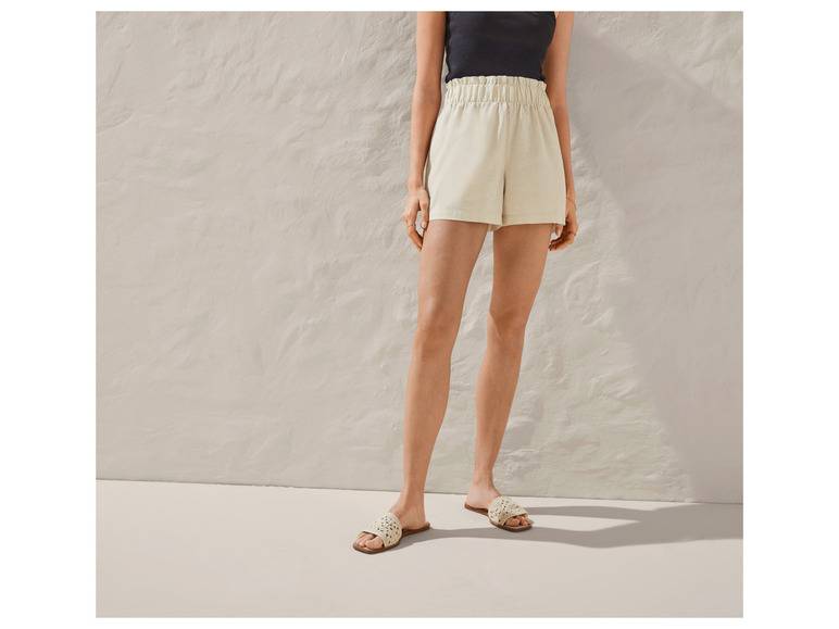 esmara® Leinen-Shorts mit hoher Leibhöhe Begrenzte Freigabe