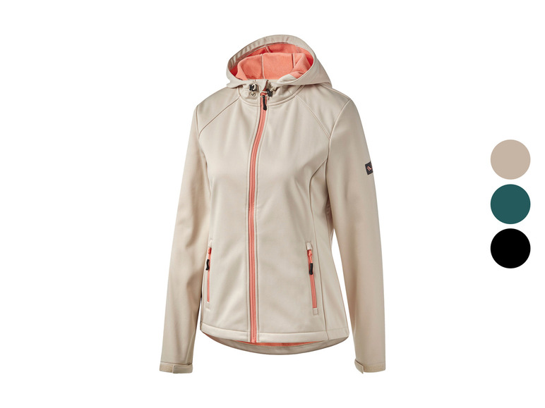 Rocktrail Damen Softshelljacke, verlängerte Rückseite
