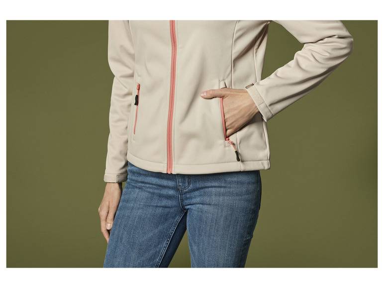 Rocktrail Damen Softshelljacke, verlängerte Rückseite Letzte 2 Tage