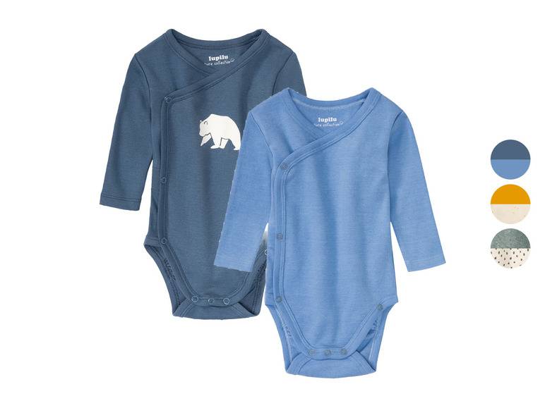 lupilu® Baby Body / Wickelbody aus reiner Bio-Baumwolle