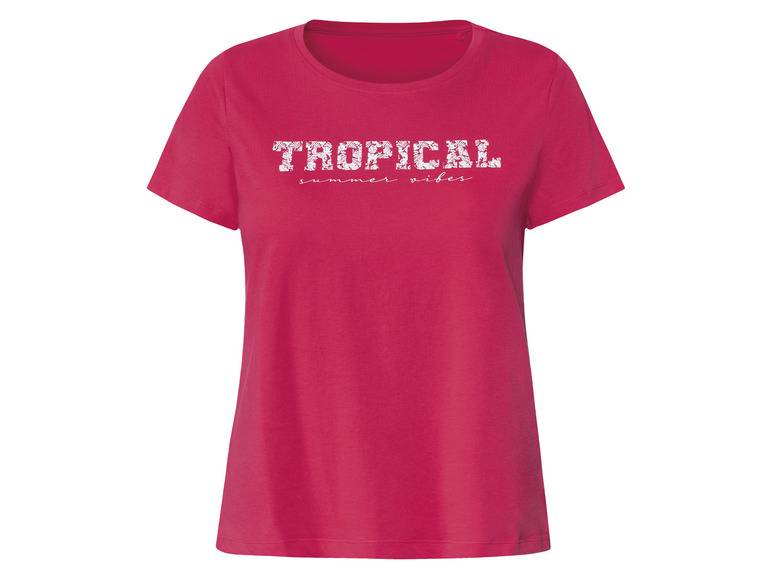 esmara® Damen T-Shirt, tailliert geschnitten, mit Print Nur für heute