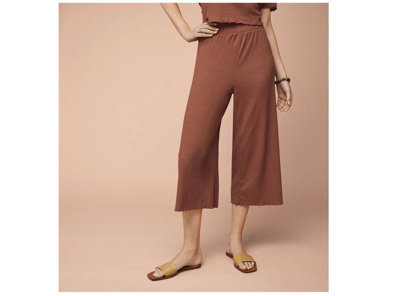 esmara® Damen Culotte in modischer Crinkle-Qualität Sonderangebot der Fabrik