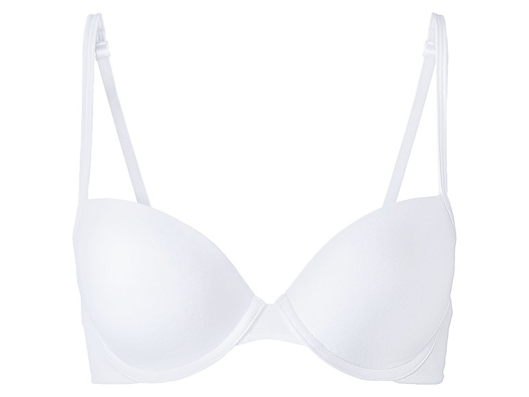 esmara® Damen Bügel BH, 2 Stück, mit hohem Baumwollanteil Nur noch ein Tag übrig