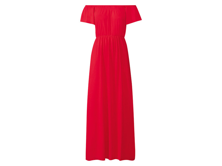 esmara® Damen Maxikleid mit Gummizug in der Taille Super Rabatt
