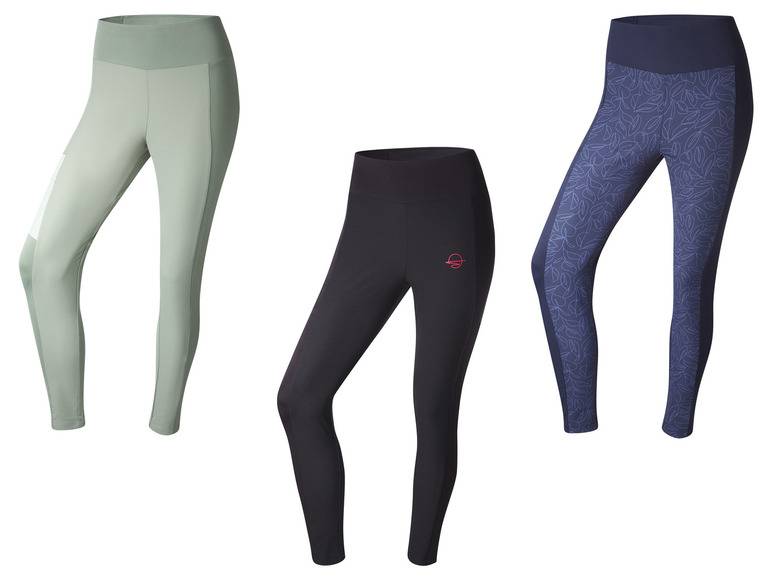 CRIVIT Damen Funktionstights, feuchtigkeitsableitend