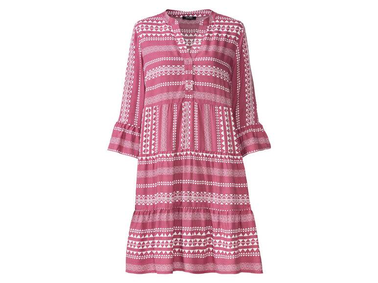 esmara® Damen Tunika Kleid, mit Volants am Ärmelabschluss Kostenloser Versand