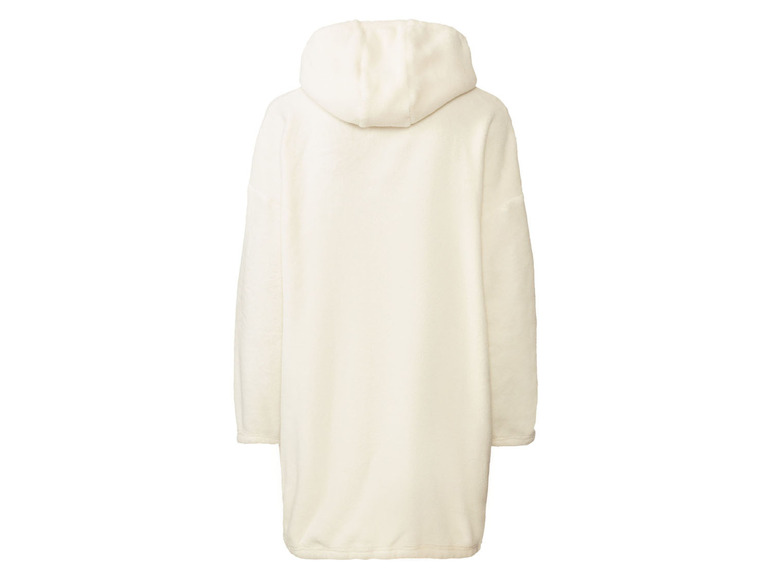 esmara® Damen Plüsch-Kleid mit Kapuze und Teddyplüsch Sonderangebot