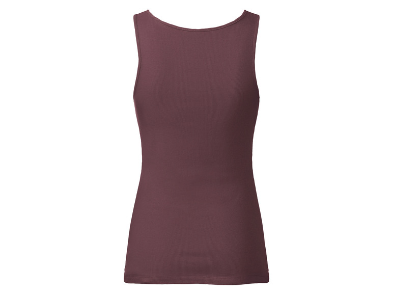 esmara® Damen Tops, 2 Stück, in anschmiegsamer Ripp-Qualität Versandkostenfrei