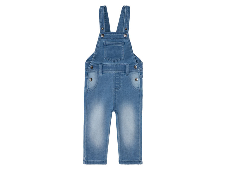 lupilu® Baby Latzhose Sweatdenim, mit Bio-Baumwolle Exklusivangebot