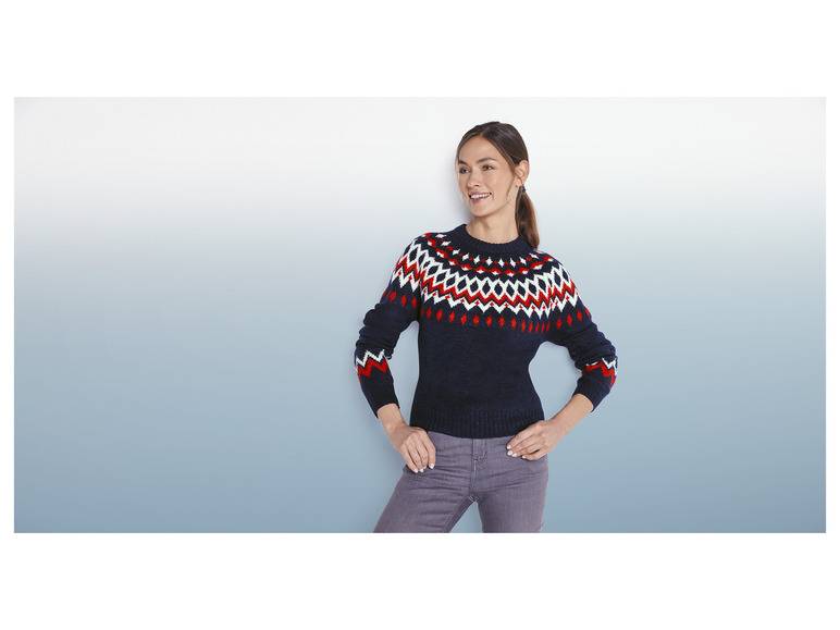 esmara® Damen Strickpullover, mit Rundhalsausschnitt Cyber Monday