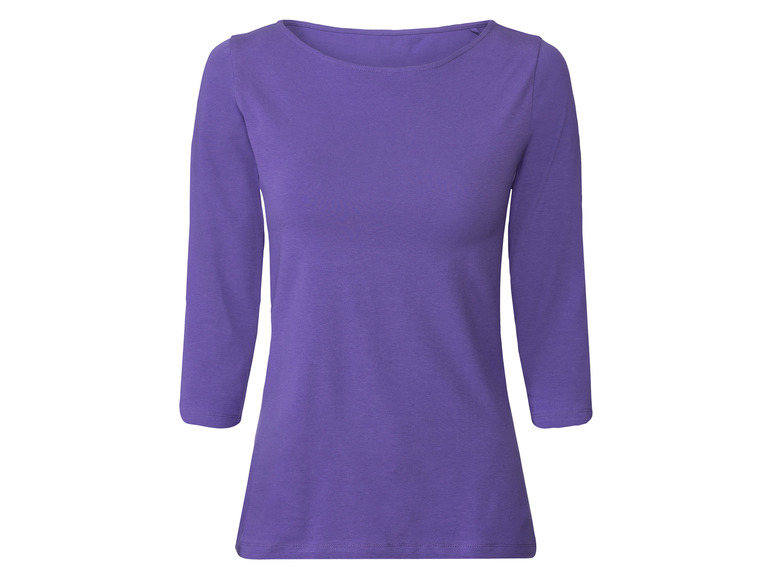 esmara® Damen Langarmshirts, 2 Stück, mit hohem Baumwollanteil Muttertagsangebot