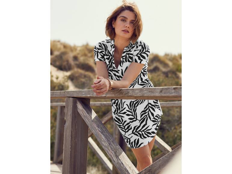 esmara® Damen Leinen-Tunika-Kleid, leger geschnitten Exklusive Angebote