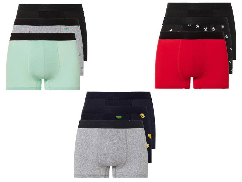 LIVERGY® Herren Boxer, 3 Stück, hoher Baumwollanteil Saisonale Angebote