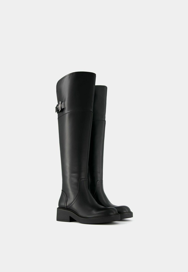 Bershka Bershka Cowboy/Biker boots - black Nur noch ein Tag übrig